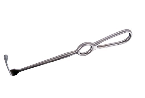 Langenbeck Retractor, W/ Hollow Handle, 8 3/4" (21.0 Cm), 1/2" Wide X 1 11/16" Deep